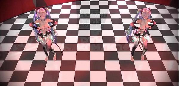  Append&039;s Mikus in MMD Battle (With SEX) LAMB by [バッチモ]